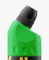 500ml Matte Plastic Toilet Bowl Cleaner Bottle Mockup - Front View