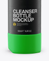 500ml Matte Plastic Toilet Bowl Cleaner Bottle Mockup - Front View