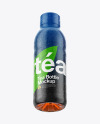 Tea Bottle with Condensation in Shrink Sleeve Mockup