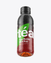 Tea Bottle with Condensation in Shrink Sleeve Mockup