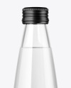 Clear Glass Water Bottle Mockup