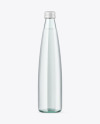 Clear Glass Water Bottle Mockup