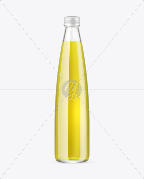 Clear Glass Drink Bottle Mockup Clear Glass Drink Bottle Mockup