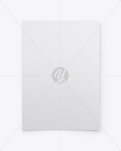 Textured A4 Paper Mockup