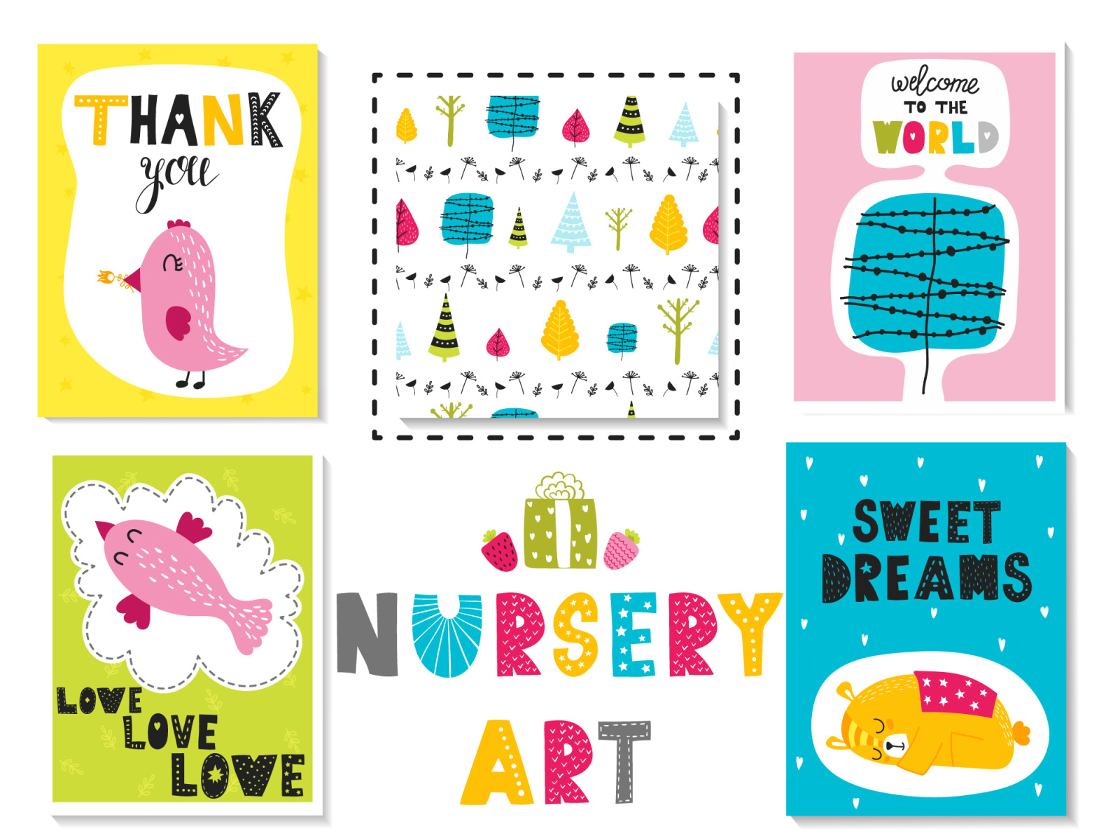 Big set of scandinavian cute bears. Сreative collection for your design Big set of scandinavian cute bears. Сreative collection for your design