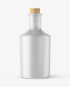 Ceramic Bottle with Cork Mockup