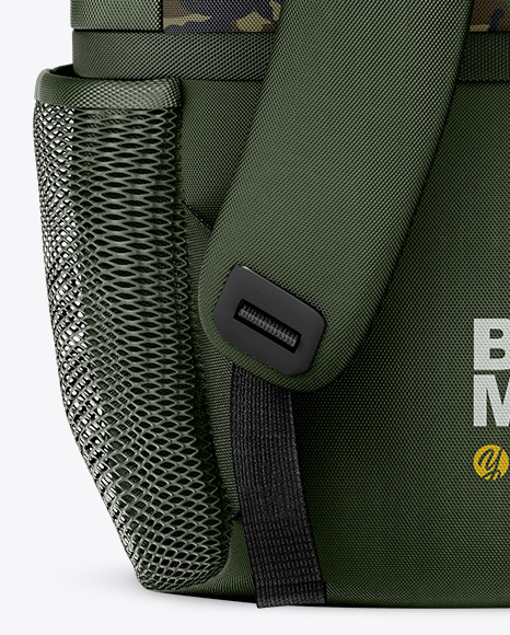 Backpack Mockup - Back View