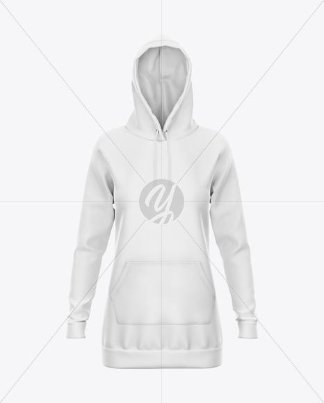 Hoodie Dress Mockup - Front View