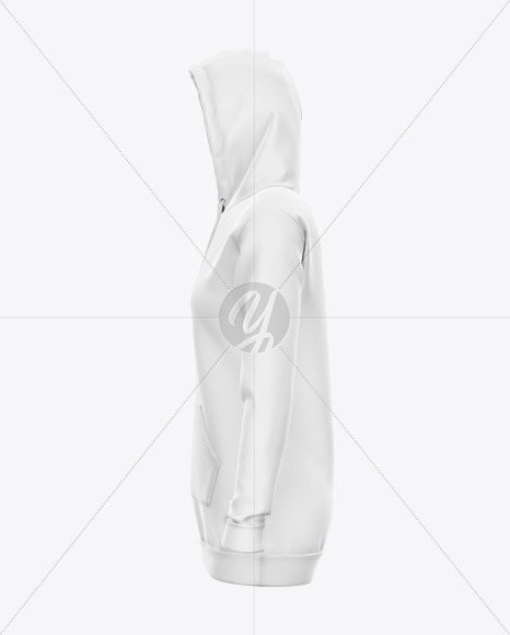 Hoodie Dress Mockup - Left Side View