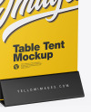 Plastic Table Tent Mockup