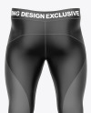 Men's Leggings Mockup - Back View