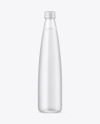 Frosted Glass Water Bottle Mockup