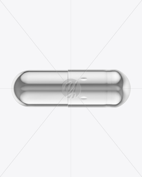 Metallic Pill Mockup