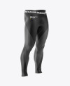 Men's Leggings Mockup - Front Half Side View