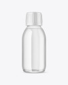 Clear Glass Bottle Mockup