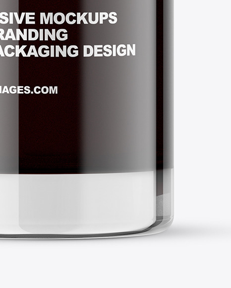 Glass with Dark Drink Mockup