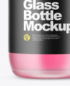 Frosted Glass Bottle Mockup