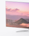 Metallic Monitor Mockup