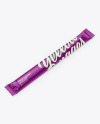 Glossy Stick Sachet Mockup - Half Side View