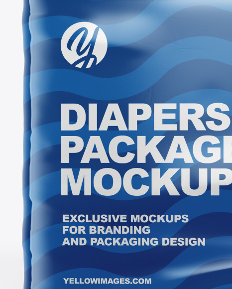 Glossy Diapers Pack Mockup