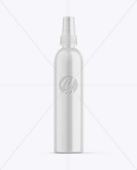 Glossy Spray Bottle Mockup