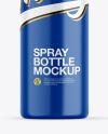 Glossy Spray Bottle Mockup