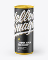 Matte Drink Can Mockup