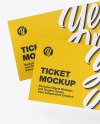 Two Tickets Mockup