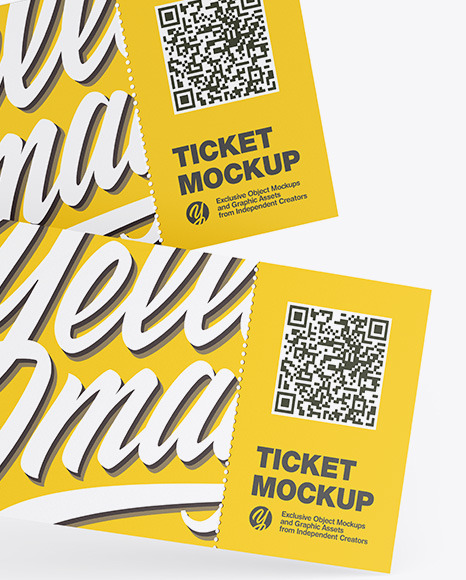 Two Tickets Mockup