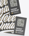 Two Tickets Mockup