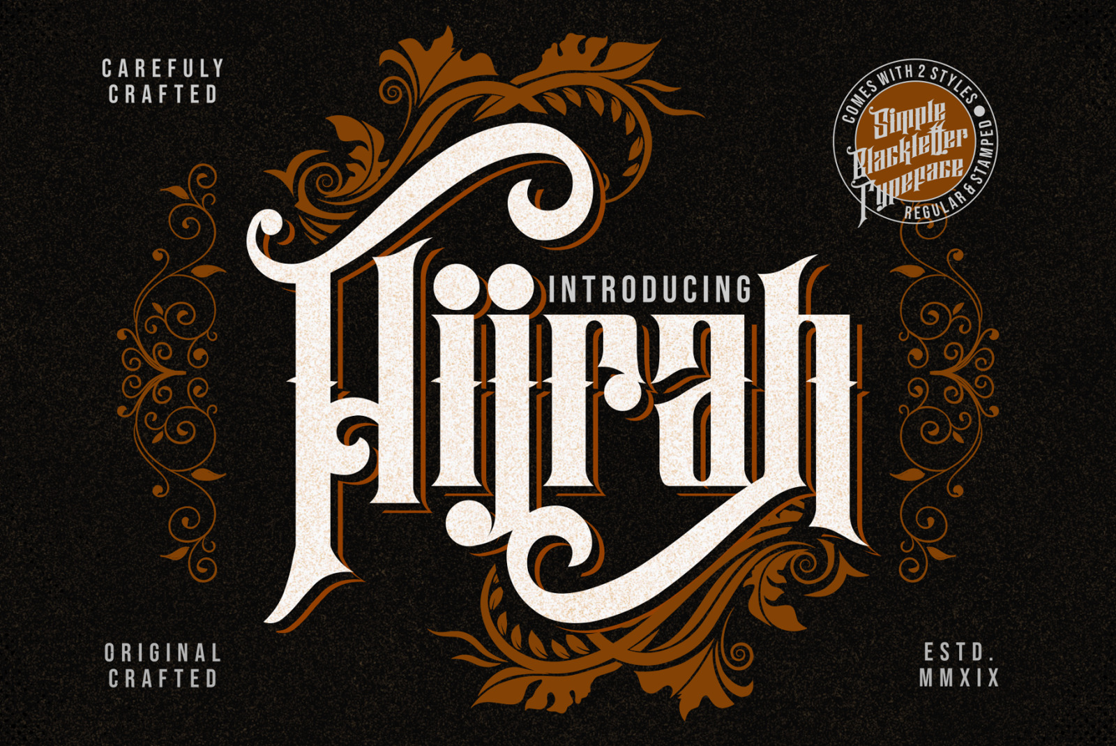 Hijrah - Blackletter Typeface Hijrah - Blackletter Typeface