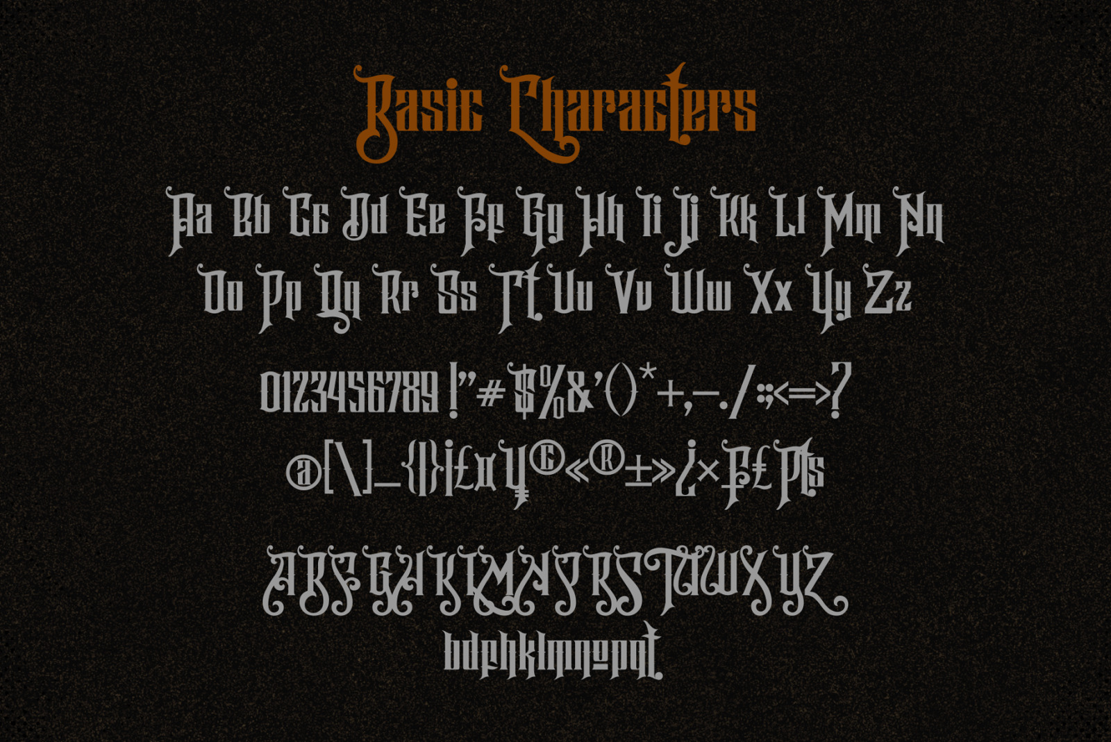 Hijrah - Blackletter Typeface Hijrah - Blackletter Typeface