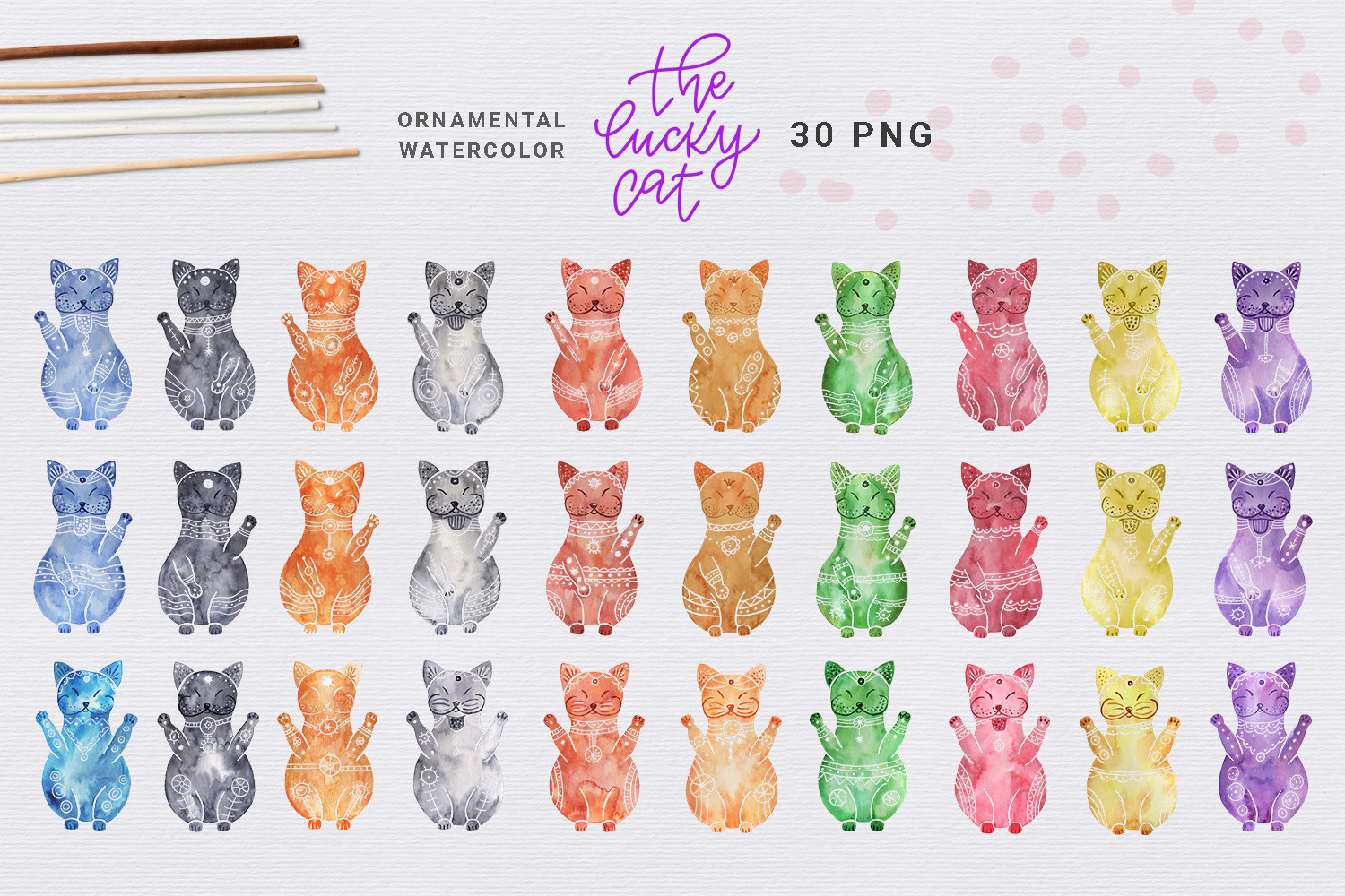 The Lucky Cat collection The Lucky Cat collection