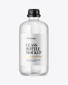 Clear Glass Bottle Mockup