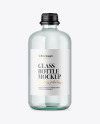 Clear Glass Bottle Mockup