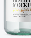 Clear Glass Bottle Mockup