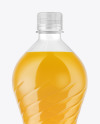 1,5L PET Bottle With Orange Drink Mockup