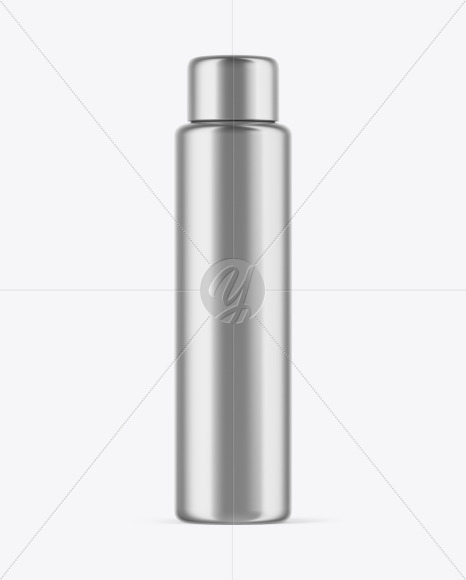 Metallic Cosmetic Bottle Mockup