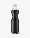 500ml PET Bottle With Cola Mockup