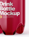 Plastic Drink Bottle Mockup