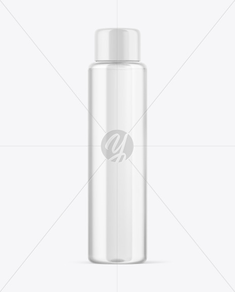 Clear Cosmetic Bottle Mockup