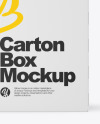 Carton Box Mockup