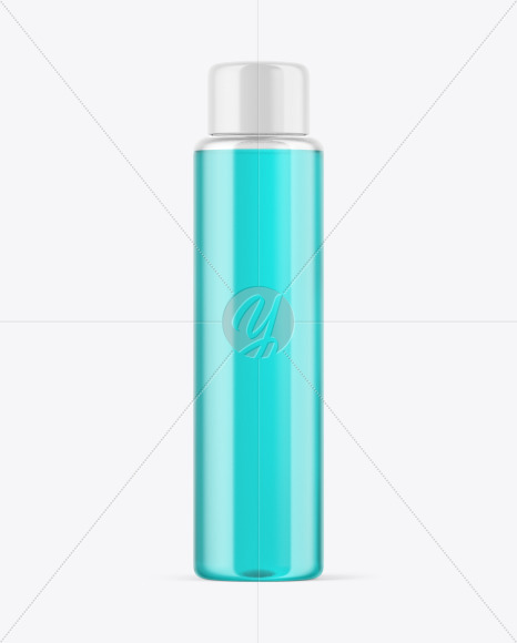 Clear Cosmetic Bottle Mockup