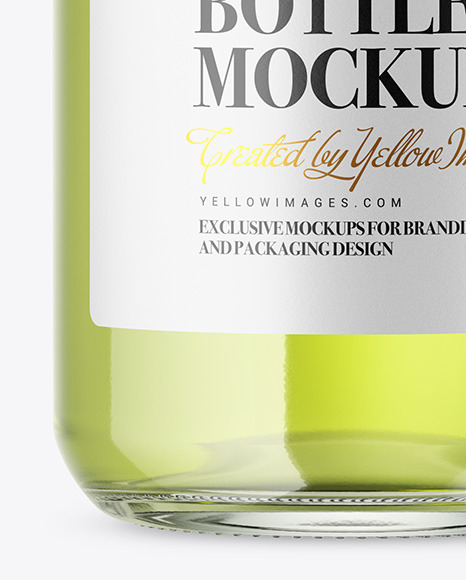 Clear Glass Bottle Mockup Clear Glass Bottle Mockup