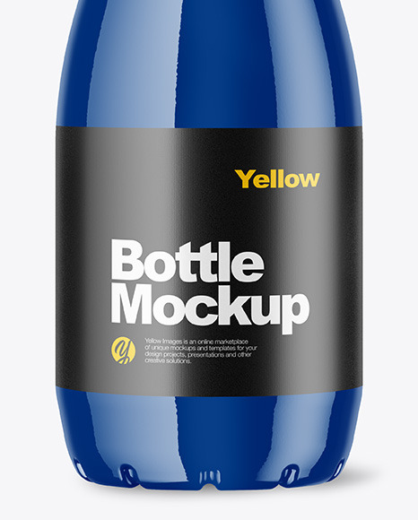 Glossy Bottle Mockup