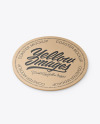 Kraft Beverage Coaster Mockup