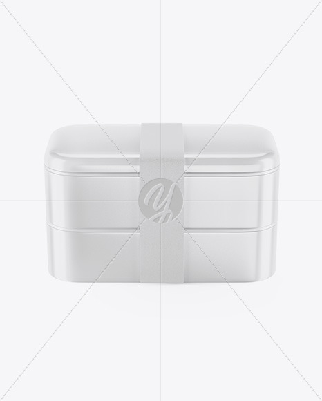 Glossy Lunch Box Mockup