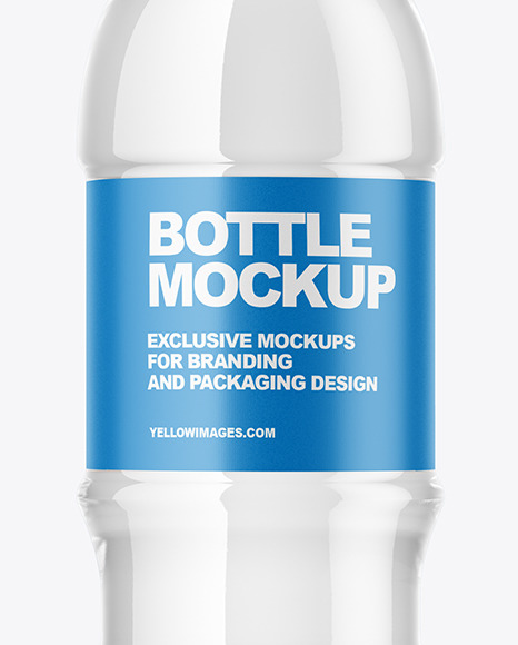 Clear PET Bottle Mockup