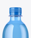 Blue PET Bottle Mockup