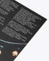 Textured Brochure - Back Side Mockup